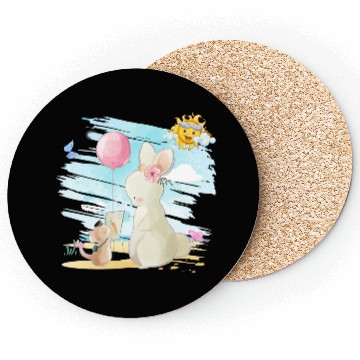 Discover Rabbit Mama Want Sent Postcard Using Post Mouse Coasters