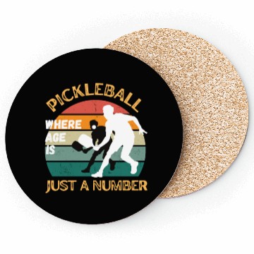 Discover Funny Pickleball Design Coasters