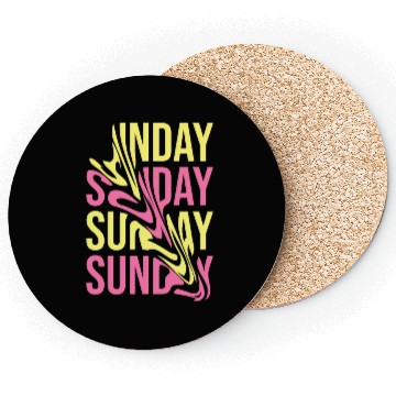 Discover Holiday Sunday Coasters design