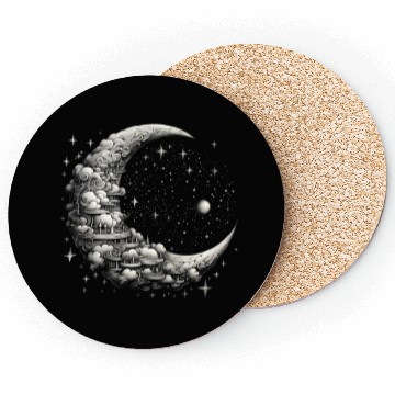 Discover Cool Full Moon - Solar Eclipse, Moon Phases Total Coasters