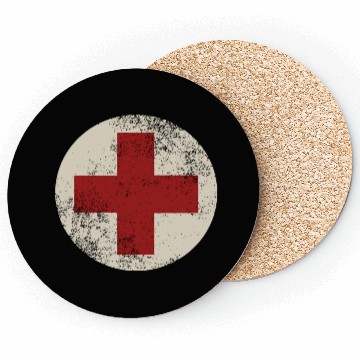 Discover WW2 Combat Medic Symbol Coasters