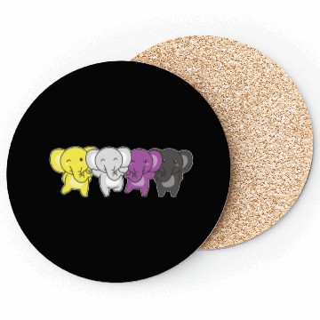 Discover Nonbinary Monkey Flag Pride Lgbtq Cute Monkeys Coasters