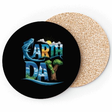 Discover Earth Day Every Day for men and women Coasters