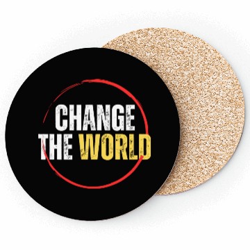 Discover change the world Coasters