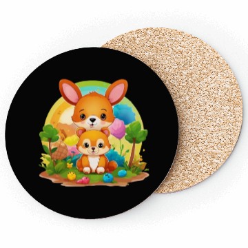 Discover Kangaroo Kingdom Threads: Embrace Nature's Harmony Coasters