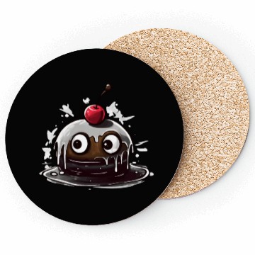 Discover Kawaii Sweet Cherry Cake Coasters