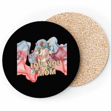 Discover Mother's day love you mom Coasters