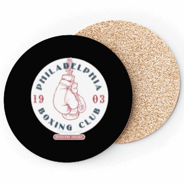 Discover Philadelphia Boxing Club 1903 Sticker Coasters