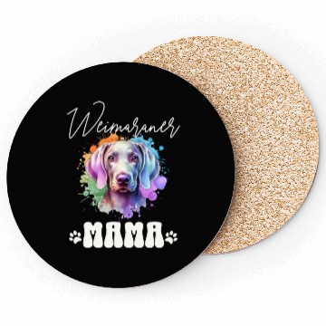 Discover Weimaraner Mama Coasters