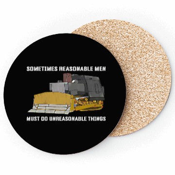 Discover Killdozer Reasonable Men Coasters