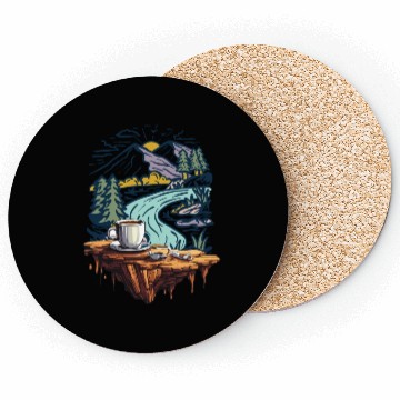 Discover Nature and Coffee Lover Classic Coasters