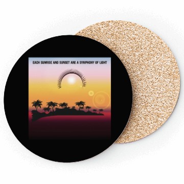 Discover Sunrise and Sunset designs for Life Coasters