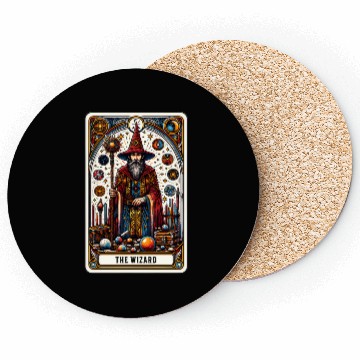 Discover Tarot Card The Wizard Coasters