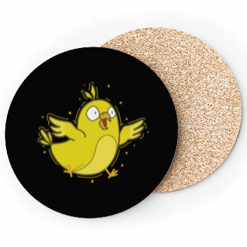 Discover Canary Bird sweet and yellow Coasters