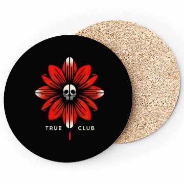 Discover Floral Skull - Bold Urban Design Coasters