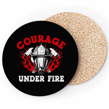 Discover Fire Firetruck Firefighter Fireman Firefighting Coasters