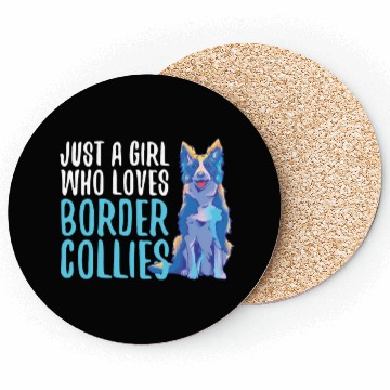 Discover Unique Border Collie Design For Dog Enthusiasts Coasters