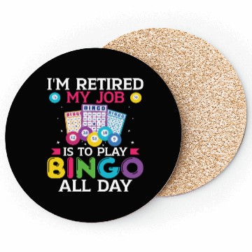 Discover Retired Bingo Player Coasters