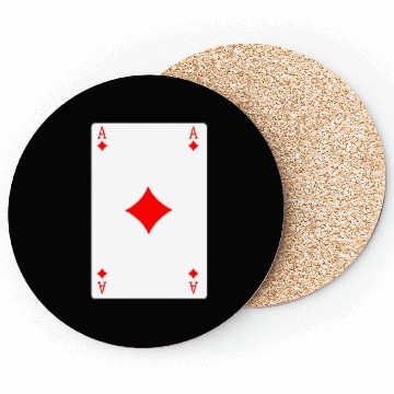 Discover Diamonds Playing card ace Coasters