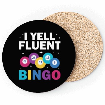 Discover I yell fluent Bingo Player Coasters