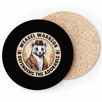 Discover Weasel Warrior Coasters