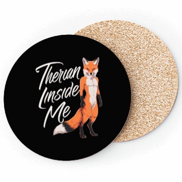Discover Therian Inside Me Fox Coasters