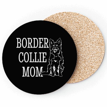 Discover Unique Border Collie Dog Lover Artwork Coasters