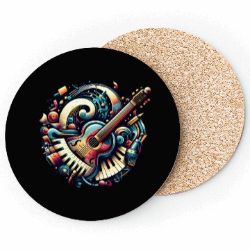 Discover Rhythmic Echoes: The Artistic Symphony Coasters