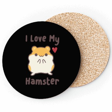 Discover Hamube I Love My Hamster Cute Hammy Coasters