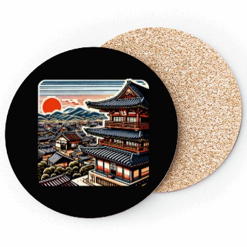 Discover Kyoto Japan Coasters