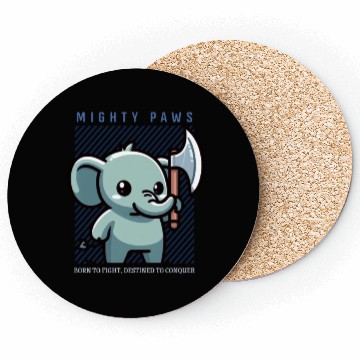 Discover Born To Fight Elephant Coasters