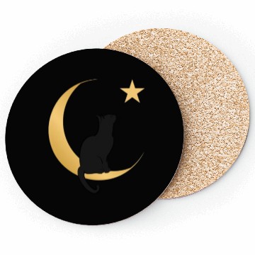 Discover Moon Cat Coasters