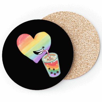 Discover Rainbow heart Coasters