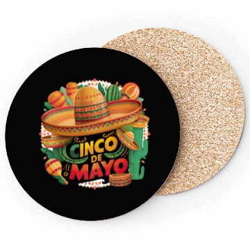 Discover Cinco de mayo Mexican Coasters Funny Saying