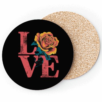 Discover Florist Love Rose for a Florist Coasters