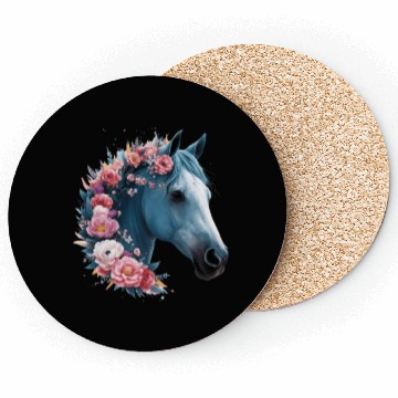Discover Horse &Flowers Coasters