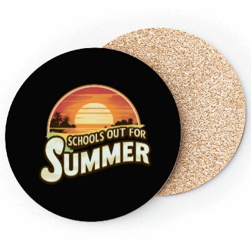 Discover Retro Schools Out For Summer Last Day Of School Coasters