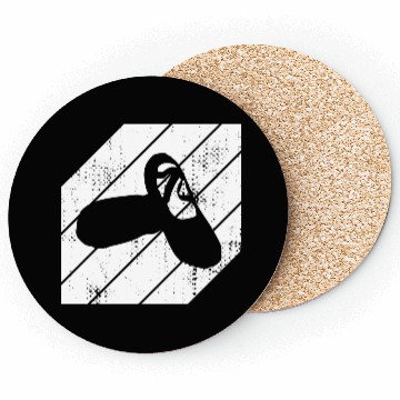 Discover Ballet Slippers Sketch Coasters