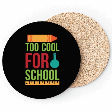Discover too cool for school 01 Coasters