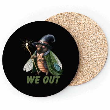 Discover Funny Cicada We Out Cute Cicada Brood Emergence Coasters
