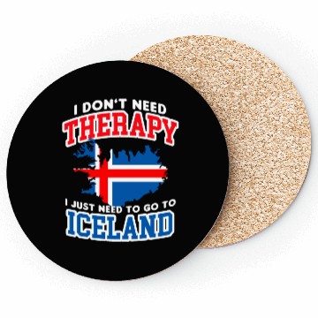 Discover Iceland Flag Embrace The Northern Lights Design Coasters