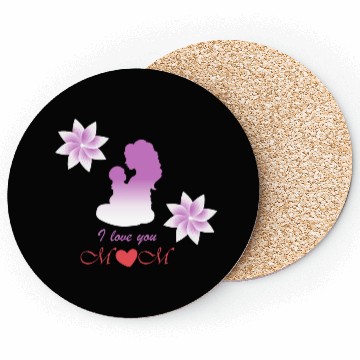 Discover I love you mom Coasters