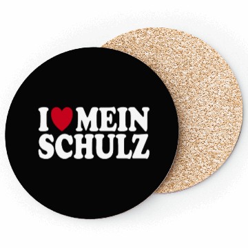 Discover I Love My Schulz Heart Family Wedding Coasters