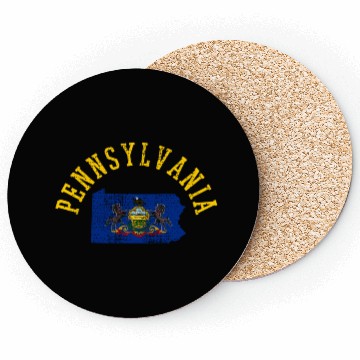 Discover Embrace Your Roots with Pennsylvania Patriot Flag Coasters