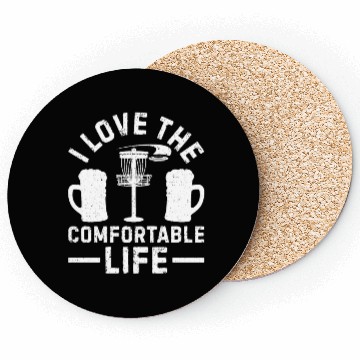 Discover Disc Golf Disc Golfing - I love the comfortable li Coasters