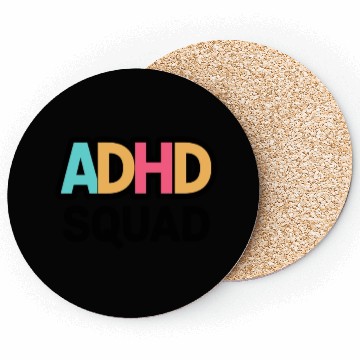 Discover Embrace Neurodiversity Celebrate Adhd Awareness Coasters
