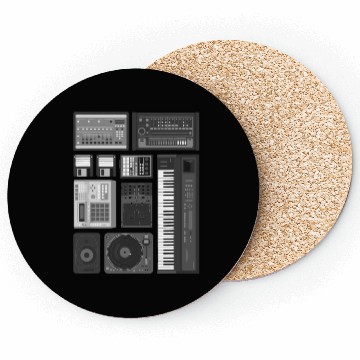 Discover Old School Hip Hop Rap Music Beat Maker Coasters