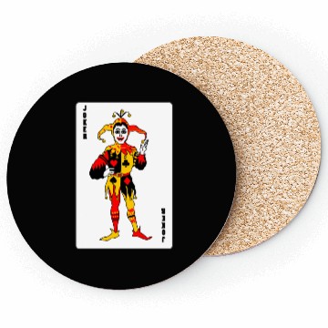 Discover Playing card Joker Coasters