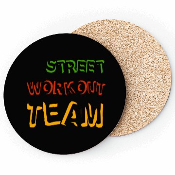 Discover Street workout street workout team guys juneteenth Coasters