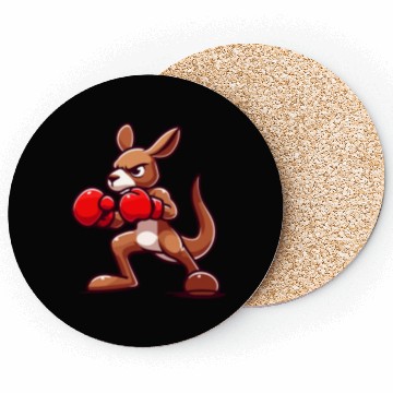 Discover Ring Champ Kangaroo: Boxing Bound Coasters